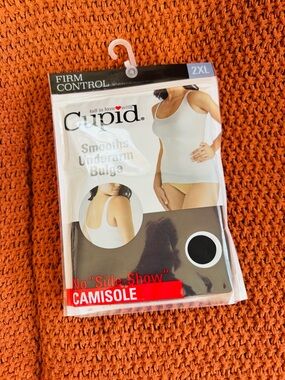 Cupid Black Firm Control Camisole - 2XL